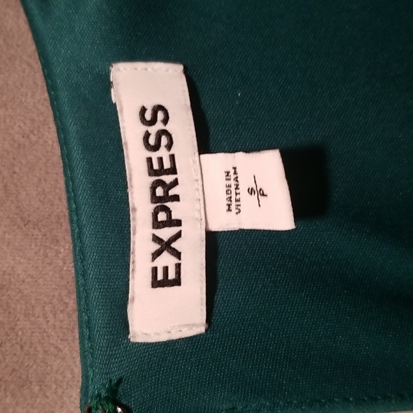 Express Long Sleeve Surplice Fit & Flare Dress - Picture 5 of 5